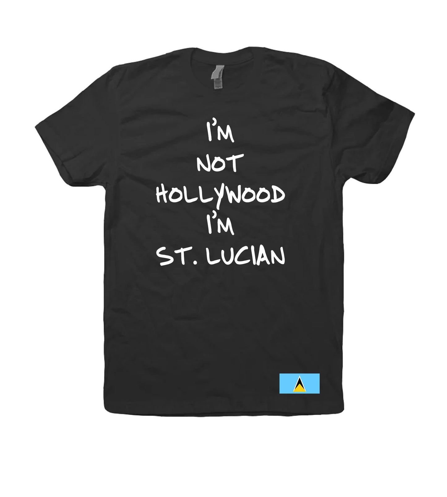 I'm not hollywood I'm St Lucian