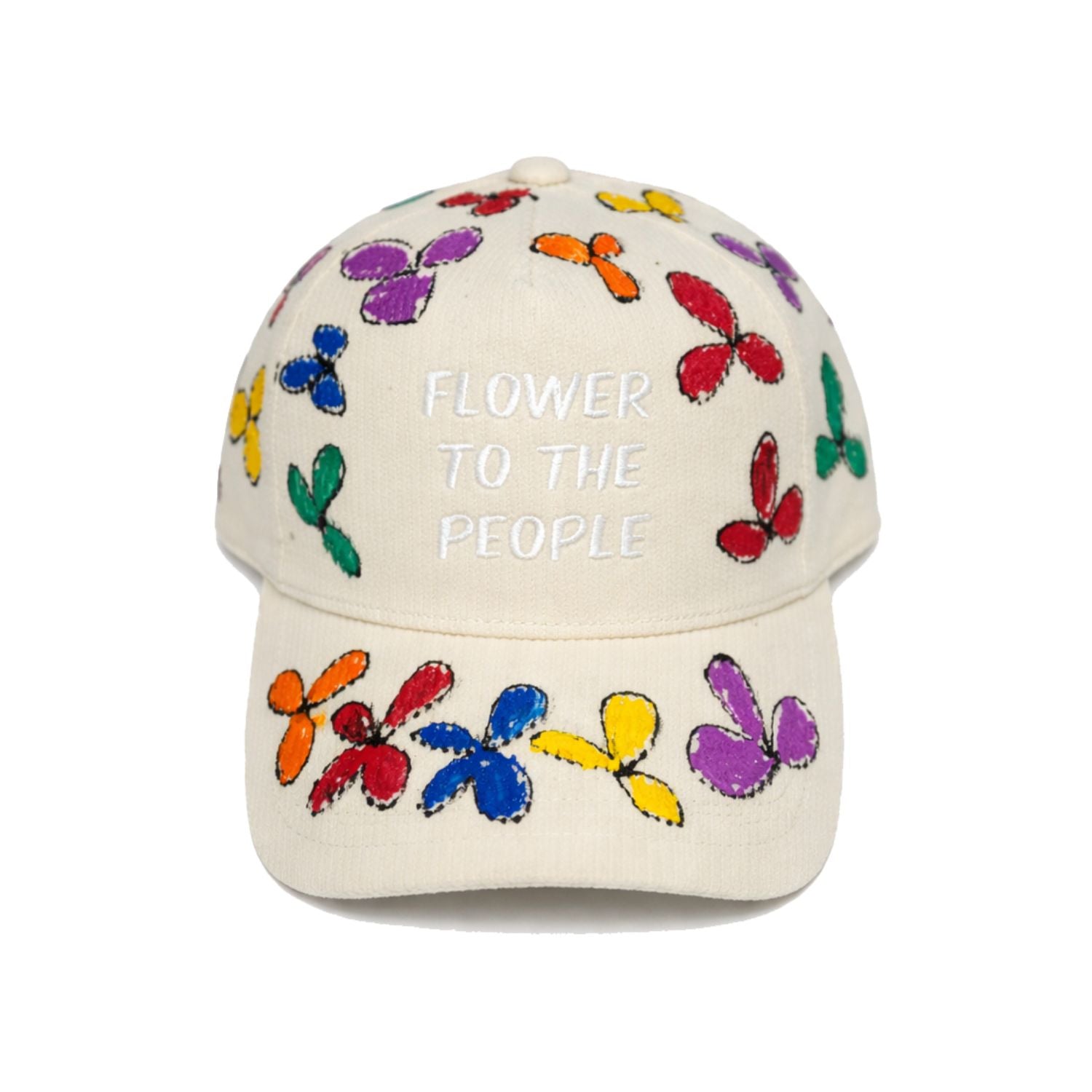 Flower to the People Cap – White Edition