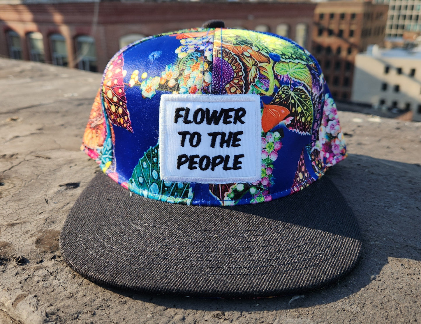 "Flower To The People" (Blue Flower)