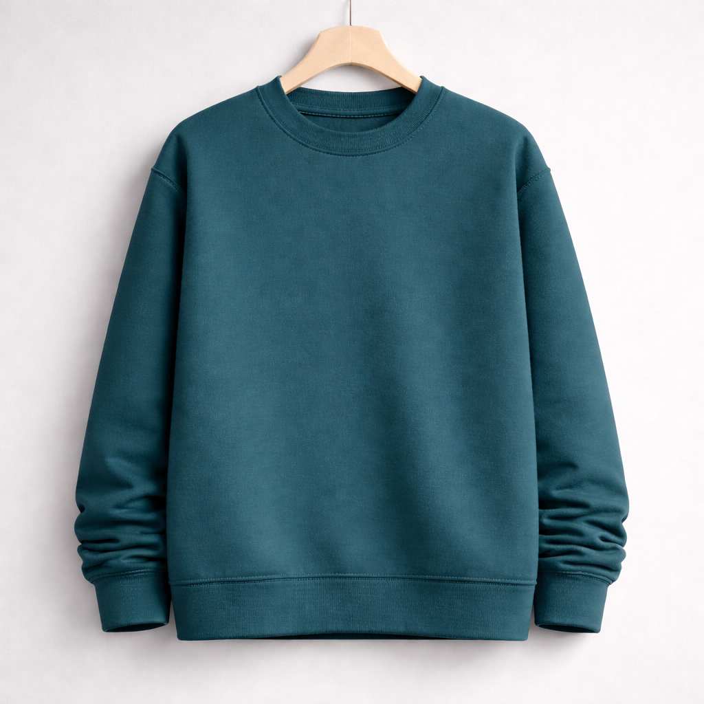 Dark Teal Crewneck Sweatshirt